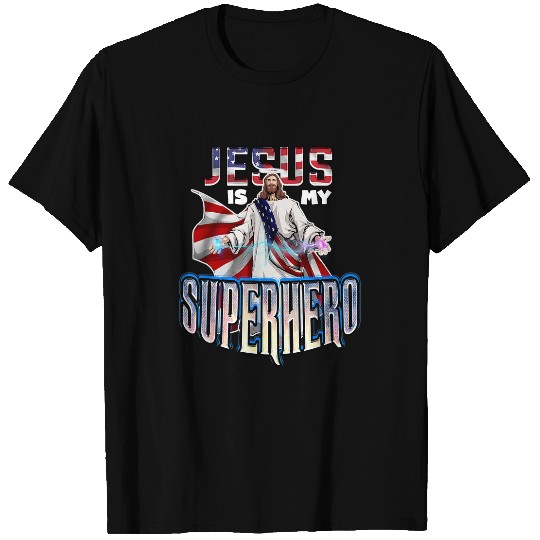 Christian Jesus Is My Superhero Christ T-Shirts