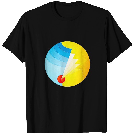 Abstract Circle Geometric Digital Illustration T-Shirts