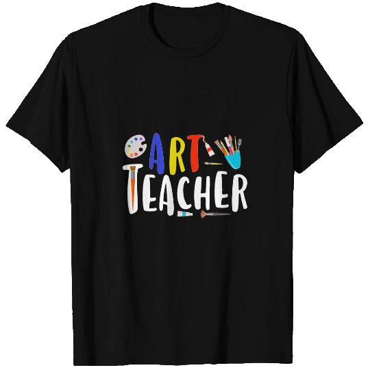 Art Teacher Painting Pallete Art Teaching T-Shirts
