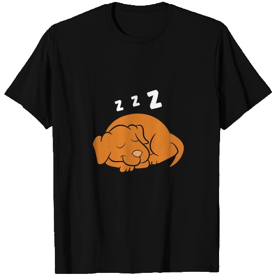 Dog Vizsla Hungarian Vizsla Tired Cute Sleeping Vizsla T-Shirts