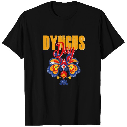 Dyngus Day Easter Polish Folk Art Floral Flowers Wife Mom T-Shirts