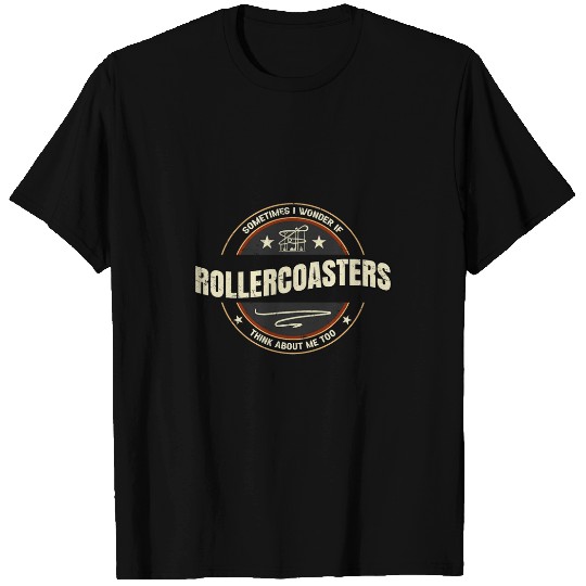 Amusement Park Quote Artwork Roller Coaster Enthusiast T-Shirts