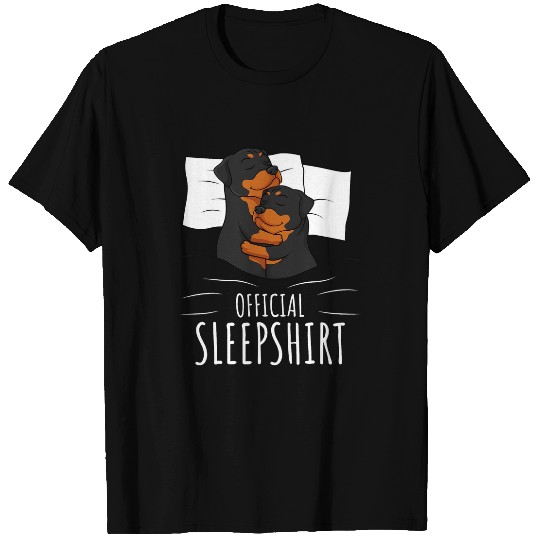 Dog Rottweiler Rottie Dog Official Sleep T-Shirts