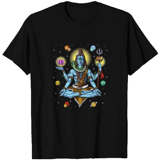 Namaste Yoga Shiva Hindu God Zen Yoga Meditation Hinduism Spiritual Meditation T-Shirts