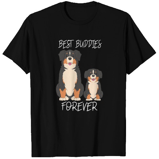 bests Buddies Forever Bernese Dog Mom Bernese Mountain Dog T-Shirts