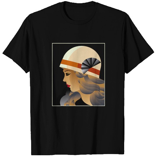 Art Deco Clothing Women Men 1920s 1930s Retro Woman T-Shirts