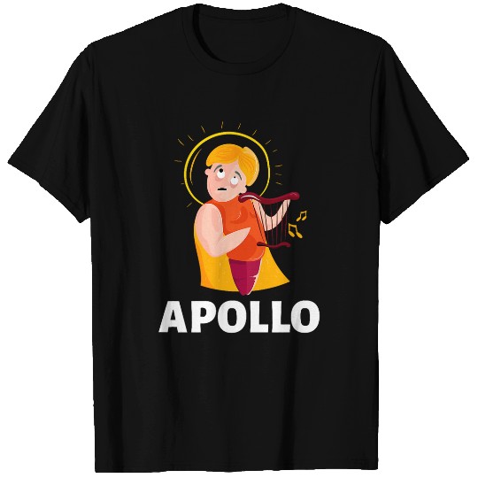 Apollo Greek Mythology Illustration Ancient Gods Funny Gift T-Shirts