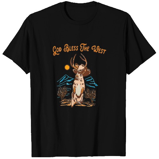 Christian Bless The West Wallen God Bless The West MorganWallen Christ T-Shirts