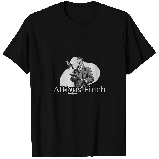Atticus Finch Retro Classic Book Illustration T-Shirts