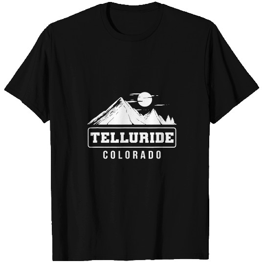 Hiking Hiker Telluride Colorado USA Mountain Accessories Hiking Lover Hike T-Shirts