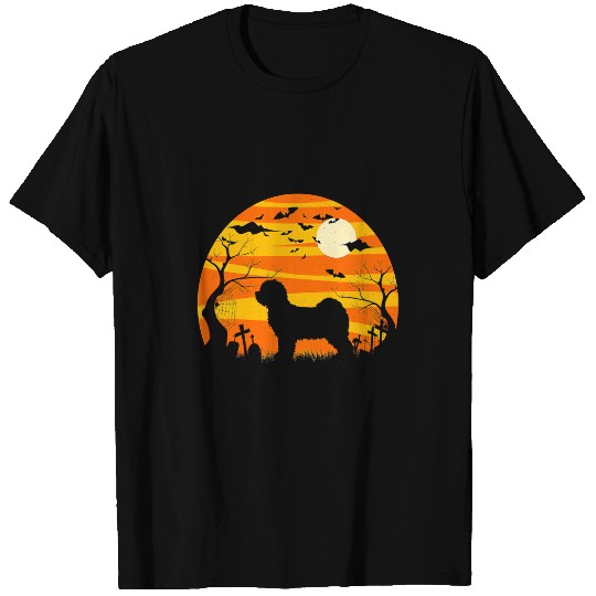 Dog Halloween Tibetan Terrier Dog Jack O Lantern Pumpkin 115 T-Shirts