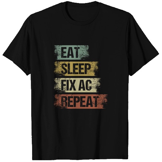 Air Conditioning AC Repairman Hvac Technician Worker 4 T-Shirts