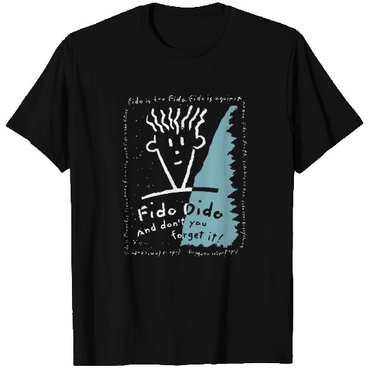 Fido Dido Text Frame T-Shirts