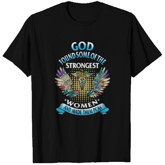 Christian nurses Nursery PCAs for Women Nurses Week Nursing School Tee God Found medicals Nursing Christ T-Shirts