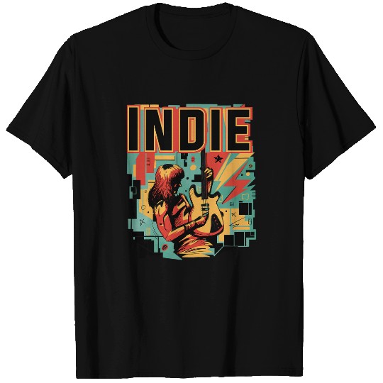 Guitarist Indie Rock Music Rockstar Guitar Player Guitar T-Shirts