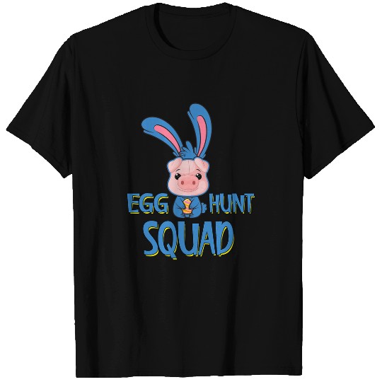 Egg Hunt Squad Cute Pig Piggy Easter Day Eggs Hunting Cute 21 T-Shirts