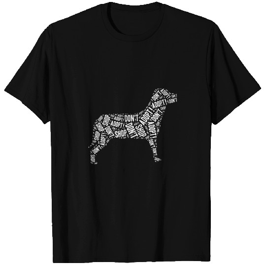 Adopt Dont Shop Pet Adoption illustration Shelter Dog train 1 T-Shirts