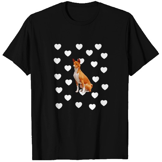 Dog Basenji Baby Girl Pink Nursery Room Decor Puppy Love T-Shirts