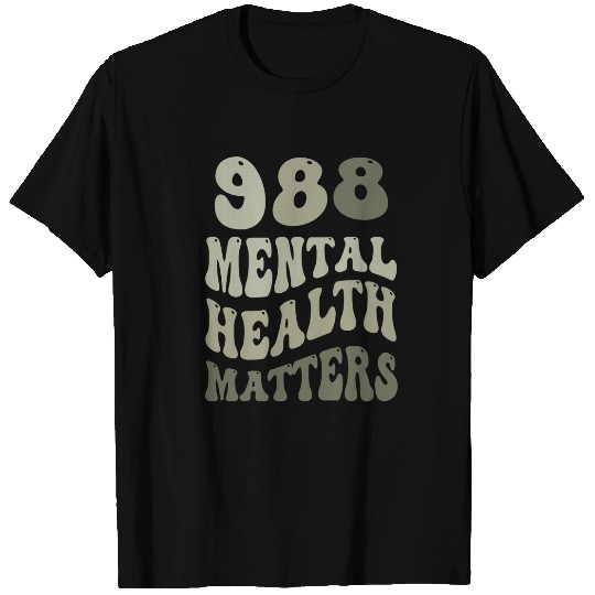 988 Semicolon Mental Health Matters suicides Prevention Retro 13 T-Shirts