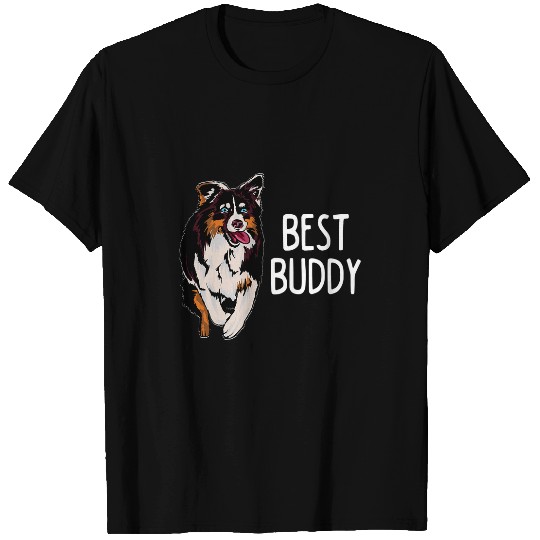 Buddy Australian Shepherd Dog Owner Aussie Lover Puppy T-Shirts
