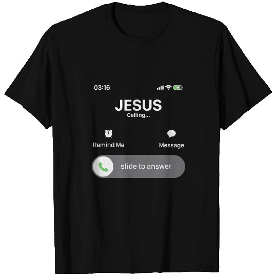 Christian Jesus Christian Jesus is calling Full of christmas spirit 89 Christ T-Shirts