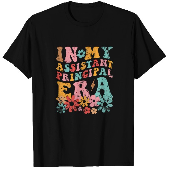Groovy In My Assistant Principal Era Job Title School Worker 8 T-Shirts