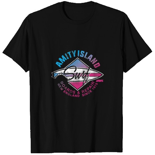 Surf Life Jaws Amity Island New englands Surf Shop Since T-Shirts