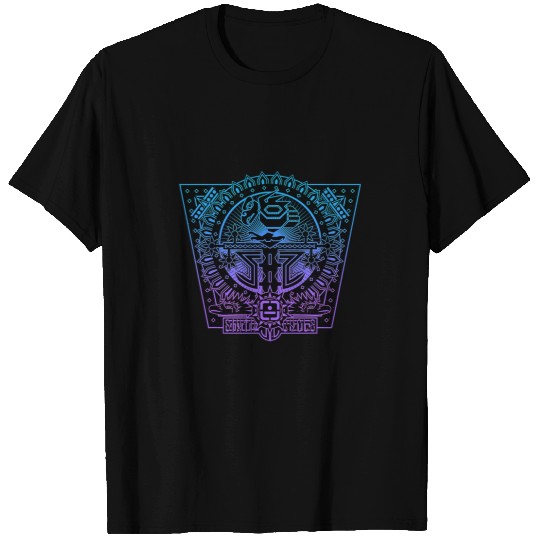 Aztec Eagle Tree of Life Symbol Colorful Native Wisdom Art T-Shirts