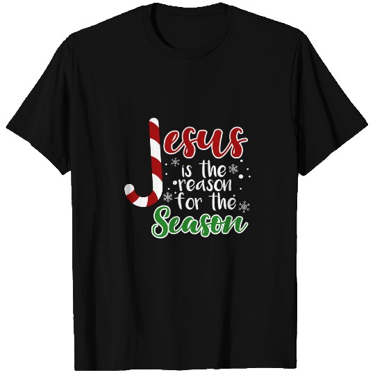 Christian Jesus Christ Christian Jesus Is The Reason For The Season Fitted Scoop 228 Bible Verse Christ T-Shirts