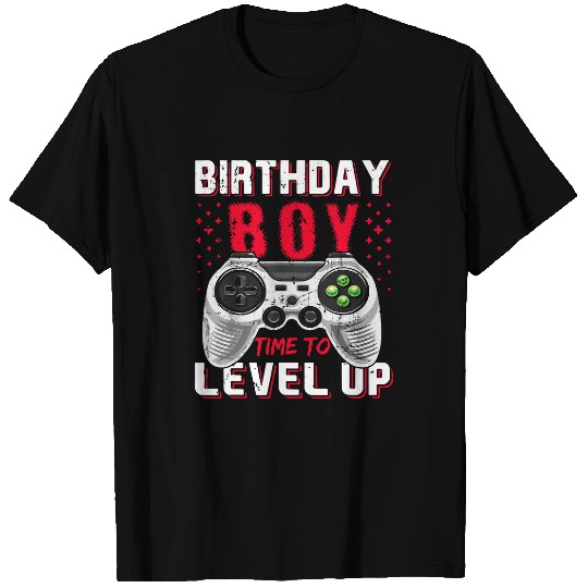 Game Gaming Birthday Boy Time To Level Up Video Game Birthday 14 Gamer Loving Game T-Shirts