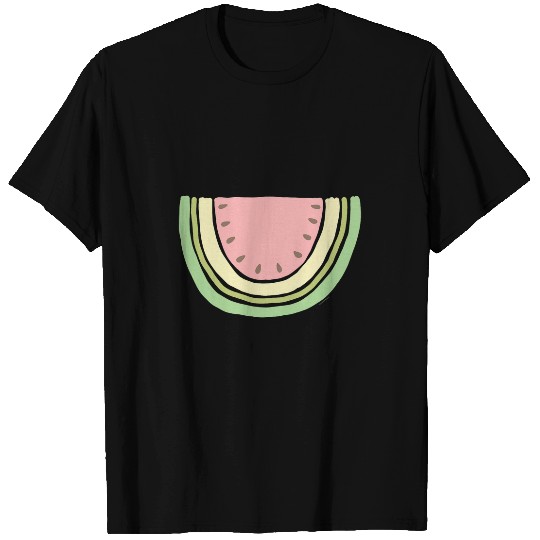 Boho Watermelon Graphic Art Minimal Sweet Fruit Melon Seeds T-Shirts