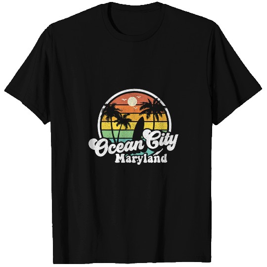 Surf Life Ocean City Maryland Beach Vacation Retro Surfing Summer Gift 1 T-Shirts