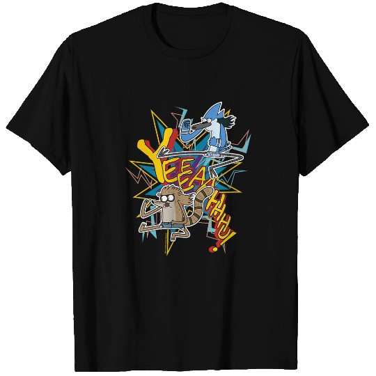 Regular Show Yeeaahhhu Karate Kick T-Shirts
