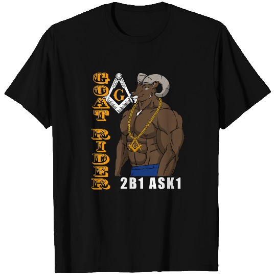 Goats Lover Brothers Masons Goats Rider 2B1 ASK1 PHA Masonic Fathers Day T-Shirts