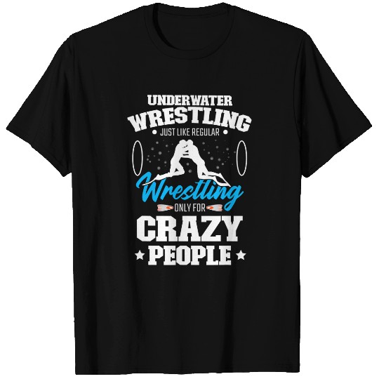 Aquathlon Wrestler Under Water Sports Underwater Wrestling 2 T-Shirts
