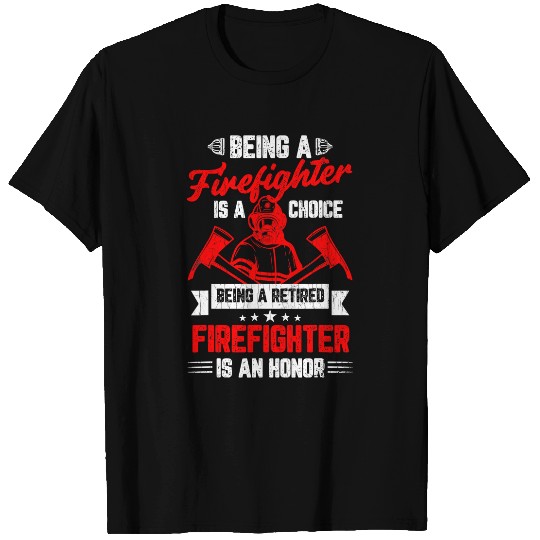 Fireman Firefighter Retired Firefighter Funny Firemen fires Truck Graphic 38 Firemen T-Shirts