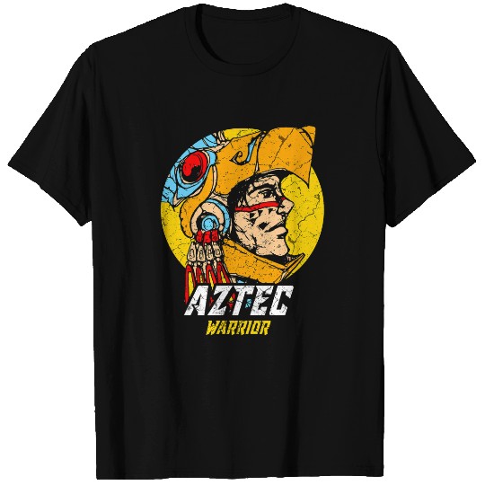 Aztec Warrior King Mexican Native Art Maya Mayans 4 T-Shirts
