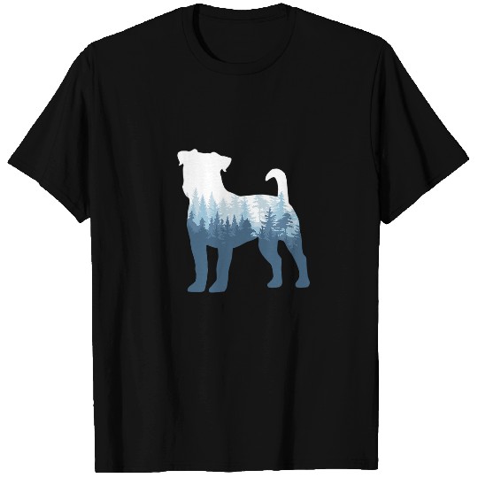 Dog Jack Russell Terrier Silhouette Dog Outdoor Nature T-Shirts