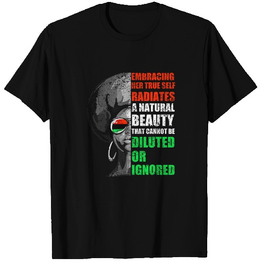 Black Strong Women Empowerment Art T-Shirts