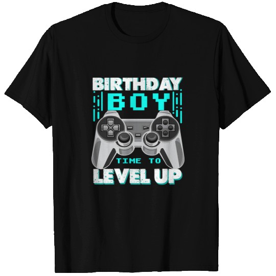 Game Gaming Birthday Boy Time to Level Up Video game console headset 213 Gamer Loving Game T-Shirts