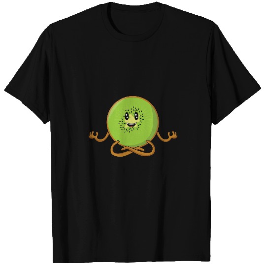 Namaste Yoga Vegan power kiwi relaxation kiwi yoga funny kiwi kiwi Meditation T-Shirts