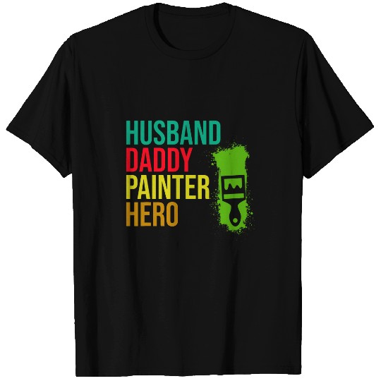 Car Painter Husband Automotive Auto Body Painting Graphic T-Shirts
