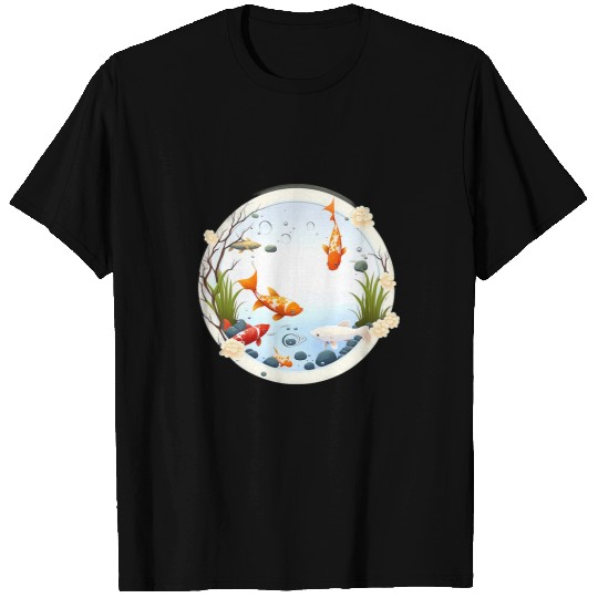 Bold and Playful Statement Fun and Whimsical Koi Fish T-Shirts