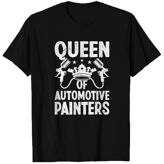 Automotive PaintersAuto Painter Wife Car Painting Spray T-Shirts