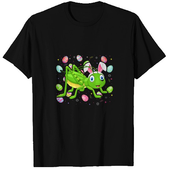 Grasshopper Easter Egg Lover Funny Easter Sunday T-Shirts