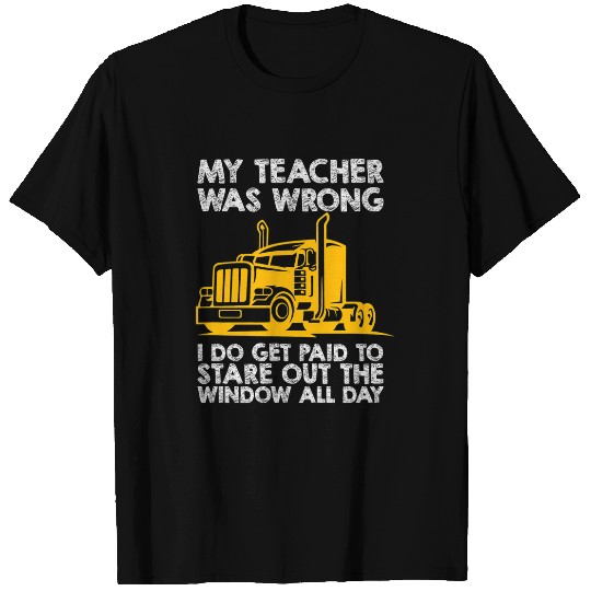 Trucker Big Rig SemiTrailer Truck Driver Funny Trucker 32 T-Shirts