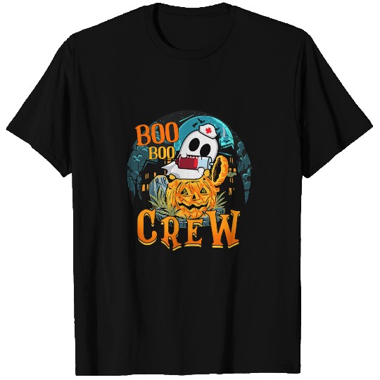 Nursing Pumpkin ghosts nurses Boo Boo Crew Funny Halloween Costume 170 T-Shirts