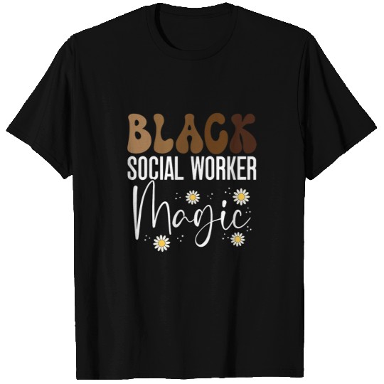 Black Social Worker African American Black History Month T-Shirts