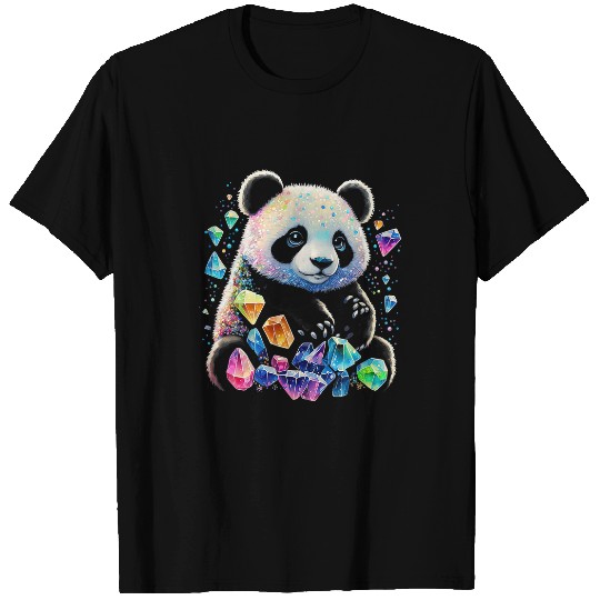 Funny Bear Esoteric Panda Art Crystals Cute Illustration Design 3 2 Cute Bears T-Shirts