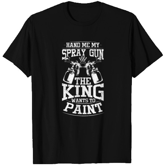 Car Painting Accessories Vehicle Painter Car Painter Sprayer 4 T-Shirts